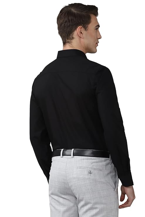 Slim Fit Full Sleeve Formal Shirt | Cotton-Rich