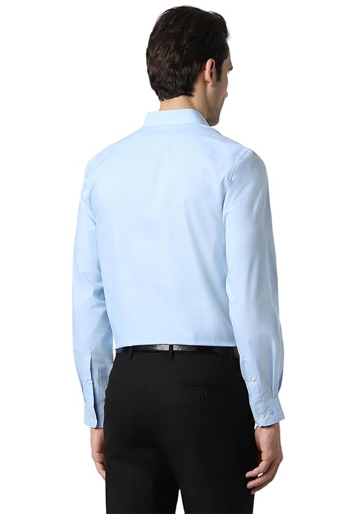 Slim Fit Full Sleeve Formal Shirt | Cotton-Rich