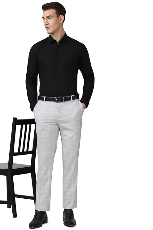 Slim Fit Full Sleeve Formal Shirt | Cotton-Rich