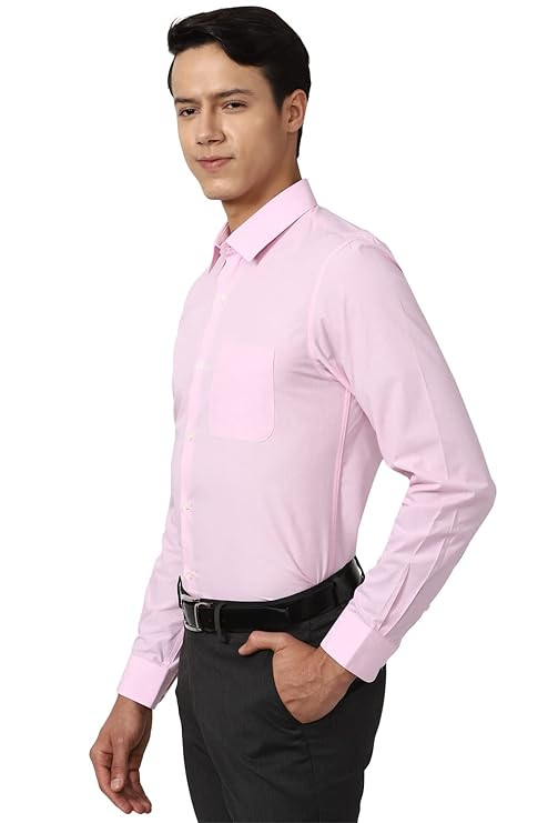Slim Fit Full Sleeve Formal Shirt | Cotton-Rich