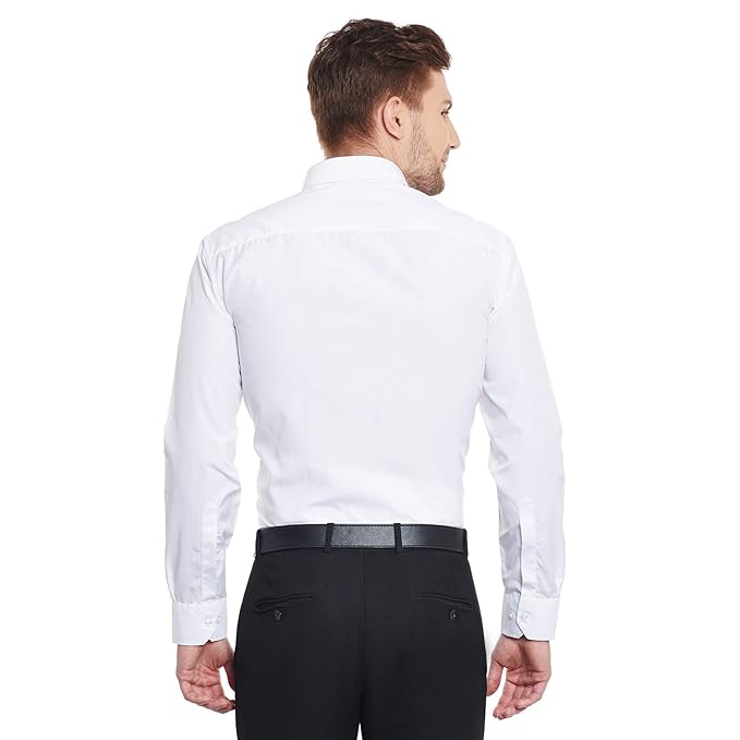 English Navy Men's Dress Regular Fit Shirt