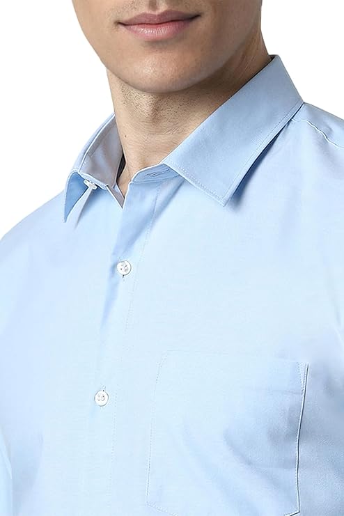 Slim Fit Full Sleeve Formal Shirt | Cotton-Rich