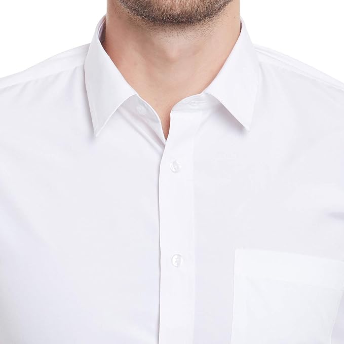 English Navy Men's Dress Regular Fit Shirt