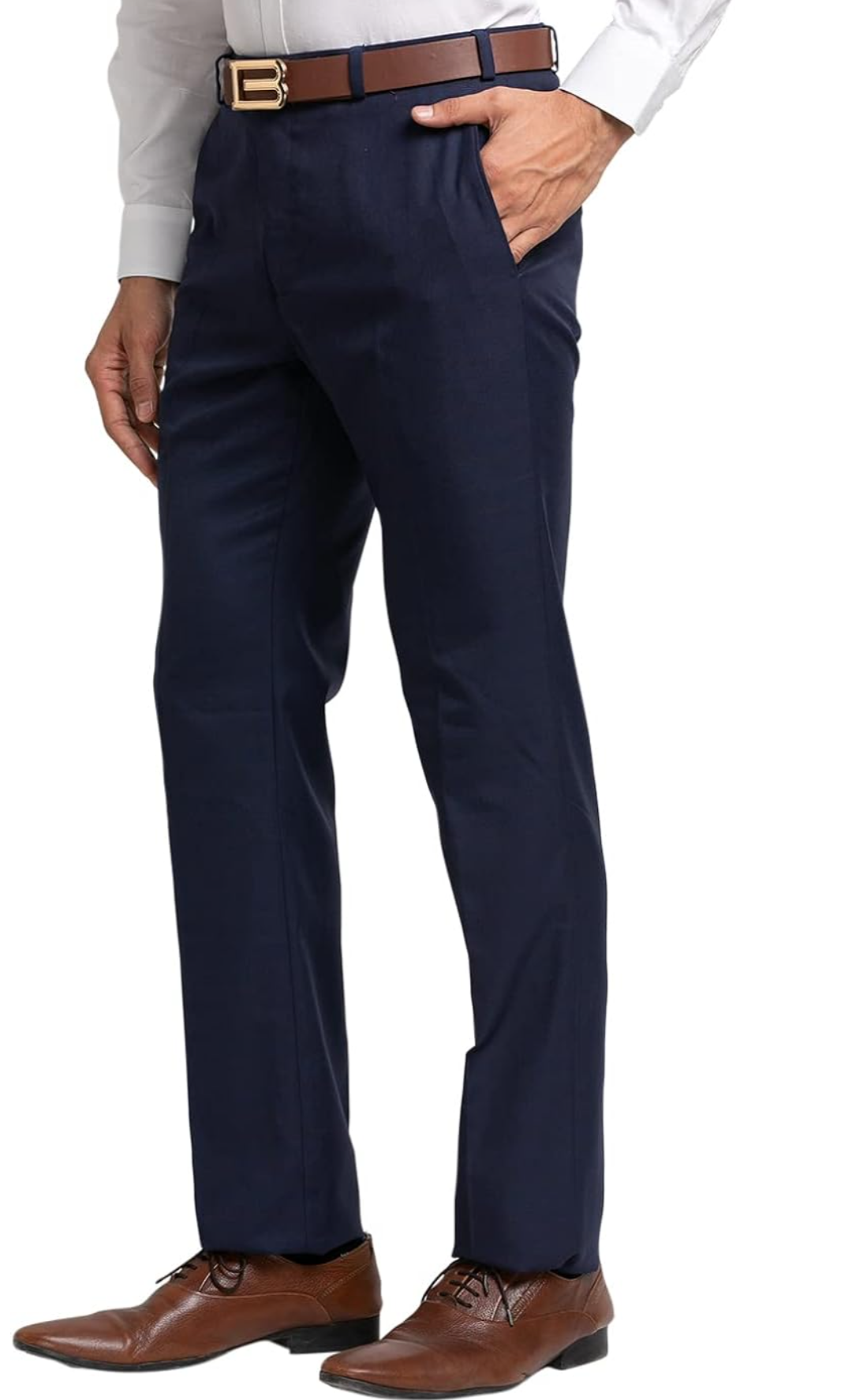 Blue formal pant