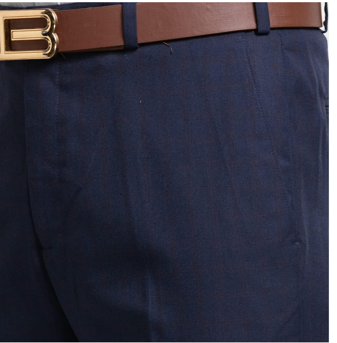 Blue formal pant